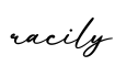 单词racily书写