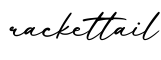 单词rackettail书写