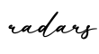 单词radars书写