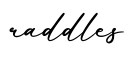 单词raddles书写