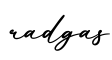 单词radgas书写