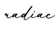 单词radiac书写