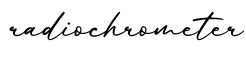 单词radiochrometer书写