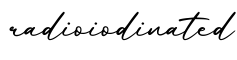 单词radioiodinated书写