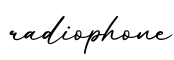 单词radiophone书写