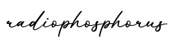 单词radiophosphorus书写