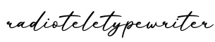 单词radioteletypewriter书写