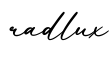 单词radlux书写