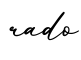 单词rado书写
