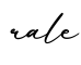 单词rale书写