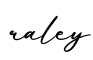 单词raley书写
