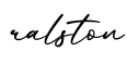 单词ralston书写