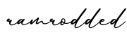 单词ramrodded书写