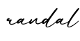 单词randal书写