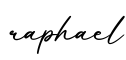 单词raphael书写