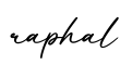 单词raphal书写