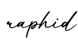 单词raphid书写