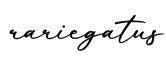 单词rariegatus书写