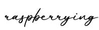 单词raspberrying书写