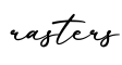单词rasters书写
