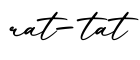 单词rat-tat书写