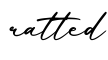 单词ratted书写