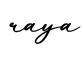 单词raya书写
