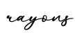 单词rayons书写