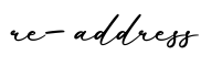 单词re-address书写