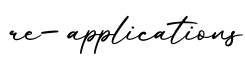 单词re-applications书写