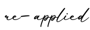 单词re-applied书写