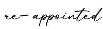 单词re-appointed书写