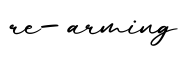 单词re-arming书写