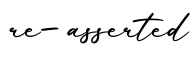 单词re-asserted书写