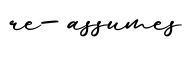 单词re-assumes书写