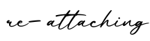 单词re-attaching书写