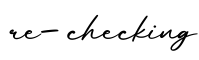 单词re-checking书写