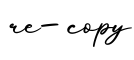 单词re-copy书写