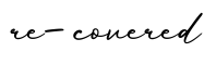 单词re-covered书写