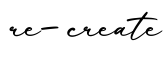 单词re-create书写