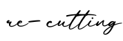 单词re-cutting书写