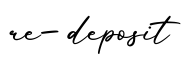 单词re-deposit书写