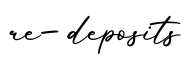 单词re-deposits书写