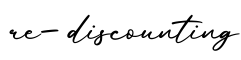 单词re-discounting书写