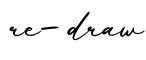 单词re-draw书写