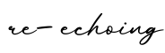 单词re-echoing书写