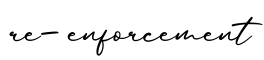 单词re-enforcement书写