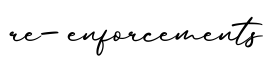 单词re-enforcements书写