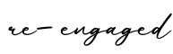 单词re-engaged书写