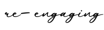 单词re-engaging书写